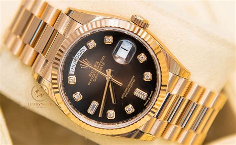 Rolex brown ombre dial